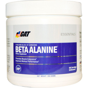 GAT, Beta Alanine, Unflavored, 7.0 oz (200 g)
