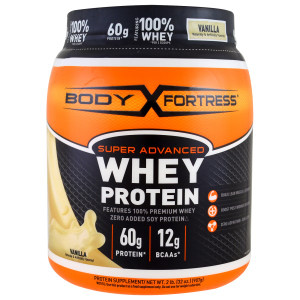 Body Fortress, Super Advanced Whey Protein Powder, Vanilla, 2 lbs (907 g)