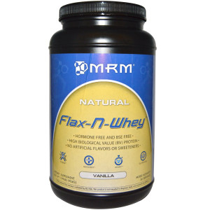 MRM, Flax-N-Whey, Vanilla, 1.99 lbs (904 g)