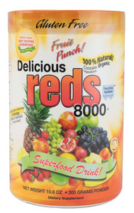 Greens World Inc. Delicious Reds 8000 Fruit Punch -- 10.6 oz
