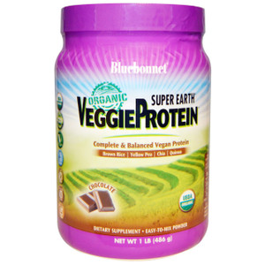 Bluebonnet Nutrition Super Earth VeggieProtein Chocolate -- 1 lb