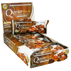 Quest Nutrition, Protein Bar, Cinnamon Roll, 12 Bars, 2.12 oz (60 g) Each