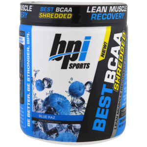BPI Sports BEST BCAA SHREDDED Blue Raz -- 25 Servings