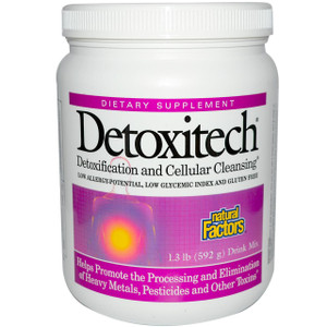 Natural Factors, Detoxitech Detoxification and Cellular Cleansing, 1.3 lb (592 g)