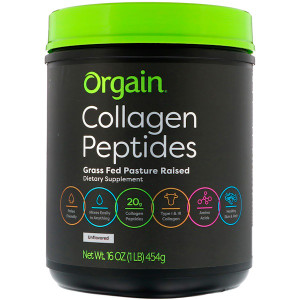 Orgain, Collagen Peptides, Unflavored, 16 oz (454 g) (Discontinued Item)