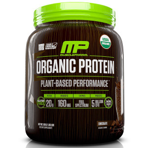 MusclePharm Natural, Organic Protein, Plant-Based Performance, Chocolate, 1.35 lbs (611 g)