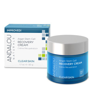 Andalou Naturals, Argan Stem Cell Recovery Cream, Clearer Skin, 1.7 fl oz (50 ml)