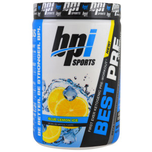 BPI Sports, Best Pre Workout, Beta-Hydroxybutyrate Ketone & Energy Formula, Blue Lemon Ice, 11.11 oz (315 g)