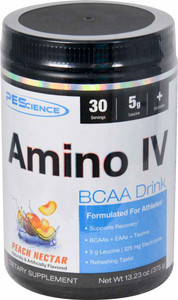 PEScience Amino IV Peach Nectar - 30 Servings