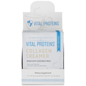 Vital Proteins, Collagen Creamer, Coconut, 10 Packets, 0.85 oz (24 g) Each