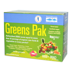 Trace Minerals Research Greens Pak Berry - 30 Packets