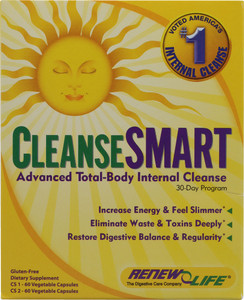 Renew Life, Advanced Cleanse Smart, 2 Bottles, 60 Vegetable Capsules Each
