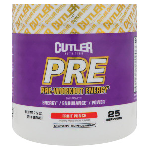 Cutler Nutrition, PRE-Workout Energy, Fruit Punch, 7.5 oz. (213 g)
