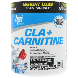 BPI Sports, CLA + Carnitine, Rainbow Ice, 11.29 oz (320 g)