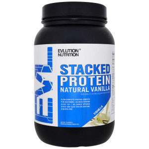 EVLution Nutrition, Stacked Protein, Natural Vanilla, 2 lbs (909 g)