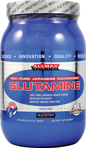 ALLMAX Nutrition, 100% Pure Micronized Glutamine, Gluten-Free + Vegan + Kosher Certified, 2.20 lbs (1000 g)