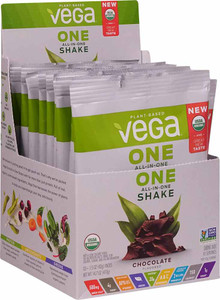 Vega One Organic All-In-One Shake Chocolate -- 10 Packets