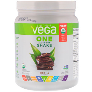 Vega One Organic All-In-One Shake Mocha -- 9 Servings