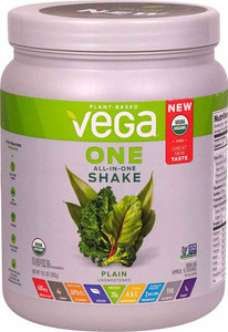 Vega One Organic All-In-One Shake Plain -- 10 Servings