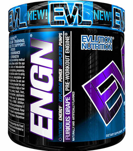 EVLution Nutrition, ENGN, Pre-Workout Engine, Furious Grape, 8.6 oz (243 g)