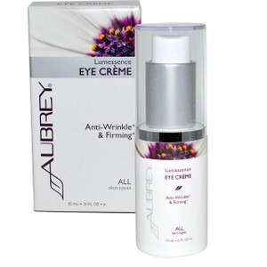 Aubrey Organics, Lumessence Eye Cream, All Skin Types, .5 fl oz (15 ml)