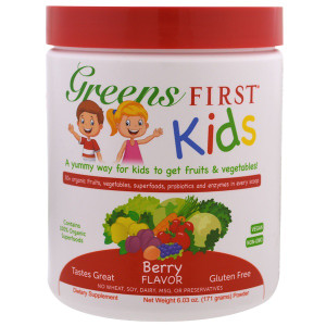 Greens First, Kids, Superfood Antioxidant Shake, Berry, 6.03 oz (171 g)