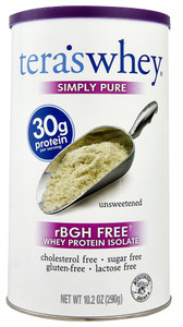 Teras Whey Simply Pure Whey Protein Isolate - 10.2 oz