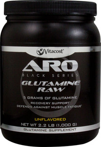 ARO-Vitaco Black Series Glutamine Raw Unflavored -- 2.2 lb (1000 g)