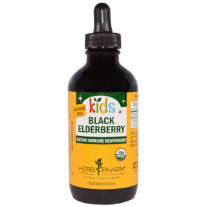 Herb Pharm, Kids Black Elderberry, Alcohol Free, 4 fl oz (120 ml)
