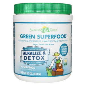 Amazing Grass Green SuperFood Alkalize & Detox -- 30 Servings
