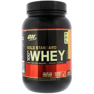 Optimum Nutrition, Gold Standard, 100% Whey, Banana Cream, 2 lb (907 g)