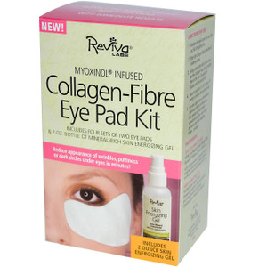 Reviva Labs, Collagen-Fibre Eye Pad Kit, 5 Piece Kit