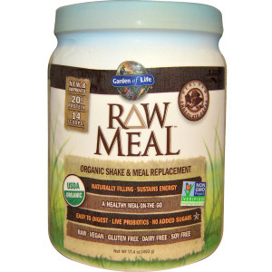 Garden of Life, RAW Organic Meal, Organic Shake & Meal Replacement, Chocolate Cacao, 1.1 lbs (509 g)
