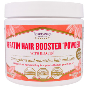 Reserveage Nutrition Keratin Hair Booster Power with Biotin -- 2.75 oz