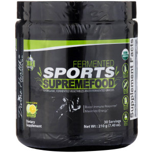 Divine Health, Fermented Sports Supremefood, Lemon-Lime, 7.40 oz (210 g)