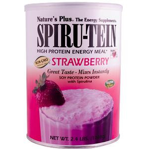 Natures Plus, Spiru-Tein, High Protein Energy Meal, Strawberry, 2.4 lbs (1088 g)