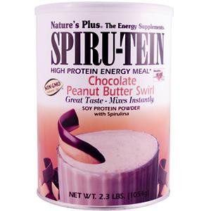 Natures Plus, Spiru-Tein, High Protein Energy Meal, Chocolate Peanut Butter Swirl, 2.3 lbs. (1054 g)