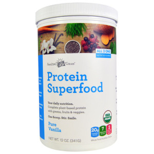 Amazing Grass, Protein Superfood, Pure Vanilla, 12 oz (341 g)