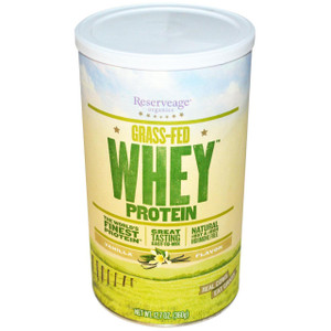ReserveAge Nutrition, Grass-Fed Whey Protein, Vanilla Flavor, 12.7 oz (360 g)