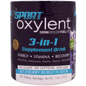 Vitalah, 3-in-1 Performance Supplement Drink, Blueberry Burst, 7.8 oz (222 g)