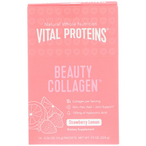 Vital Proteins Collagen Beauty  Strawberry Lemon -- 14 Packets