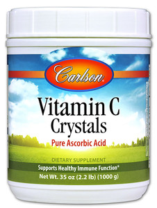 Carlson Labs, Vitamin C Crystals, 2.2 lb (1000 g) (Discontinued Item)