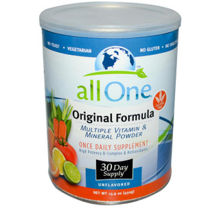 All One, Nutritech, Original Formula, Multiple Vitamin & Mineral Powder, 15.9 oz (450 g)