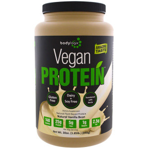 Bodylogix, Vegan Protein, Natural Vanilla Bean, 30 oz (840 g)