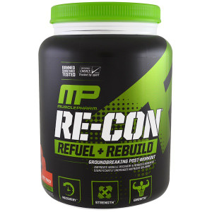 MusclePharm, Re-Con Refuel + Rebuild, Fruit Punch, 35.98 oz (1.02
