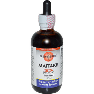 Mushroom Wisdom, Maitake D-Fraction, Standard, 120 ml