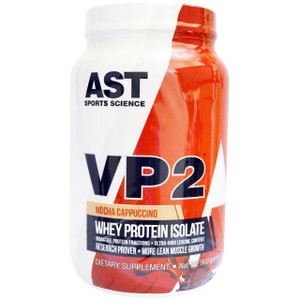 AST Sports Science, VP2, Whey Protein Isolate, Mocha Cappuccino, 2.12 lbs (960 g)