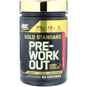 Optimum Nutrition, Gold Standard, Pre-Work Out, Fruit Punch, 1.32 lb, (600 g)