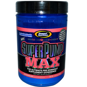 Gaspari Nutrition, SuperPump Max, The Ultimate Pre-Workout Supplement Experience, Watermelon, 1.41 lbs (640 g)