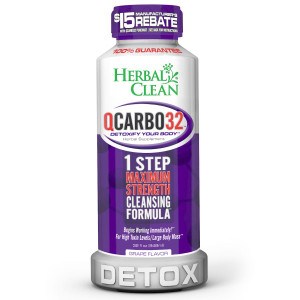 Herbal Clean QCARBO32 with Eliminex Plus Grape -- 32 fl oz
